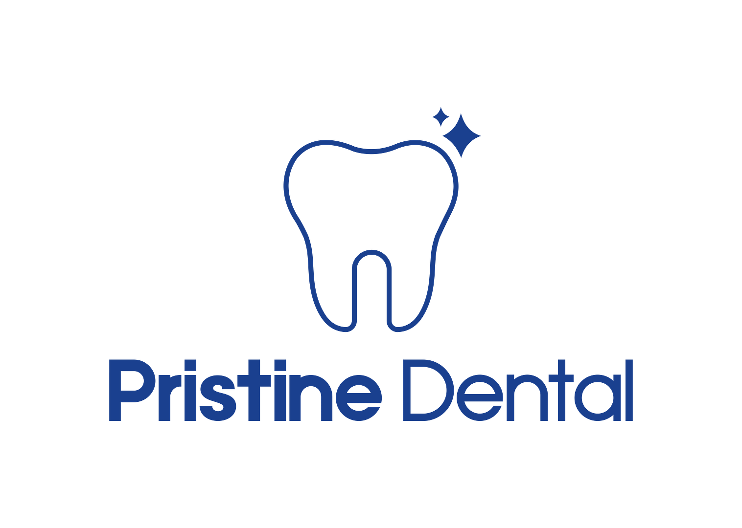 Pristine dental surgery logo